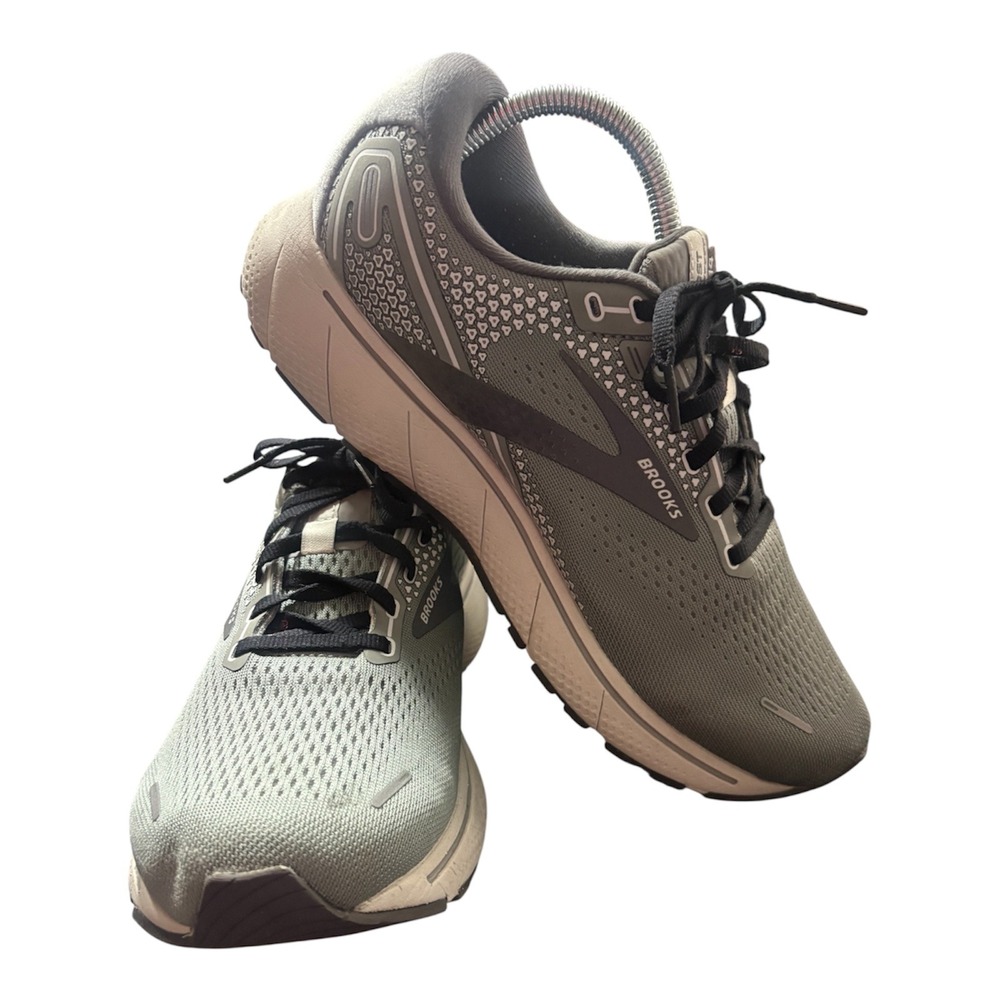 Brooks Ghost 14 Shoes Mens Size 8.5 Extra Wide Gray Running Sneakers Comfort